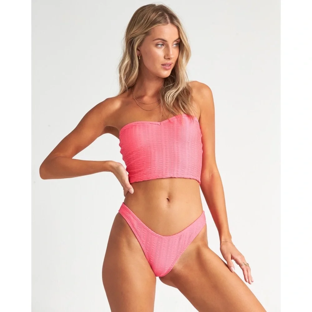 Billabong Pink Wave Trip Hike Bikini Bottom